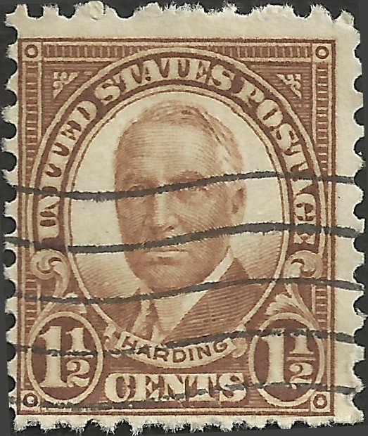 # 684 Used Brown Warren G. Harding