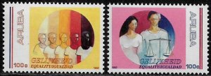 Aruba #81-2 MNH Set - Equality Day