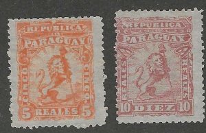 Paraguay 10-11 Mint Complete SC:$1.50