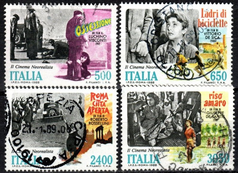 Italy #1751-4 F-F Used CV $6.15 (X5006)