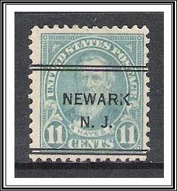 US Precancel #563 Newark NJ Used