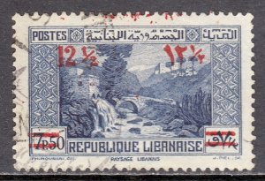 Lebanon - Scott #151 - Used - Toning - SCV $2.00