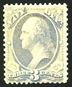 U.S. #O37a MINT OG HR