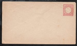 1873 Germany Envelope B4 Mint