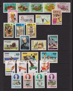 Barbuda - 7 Mint, NH sets, cat. $ 32.90
