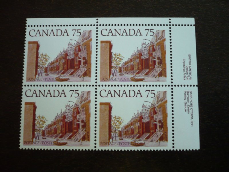 Stamps - Canada - Scott# 724 - MNH Plate Block 1 - UR Block of 4 Stamps