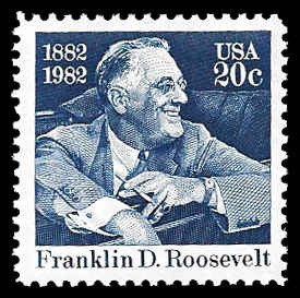 PCBstamps   US #1950 20c Franklin D. Roosevelt, MNH, (16)