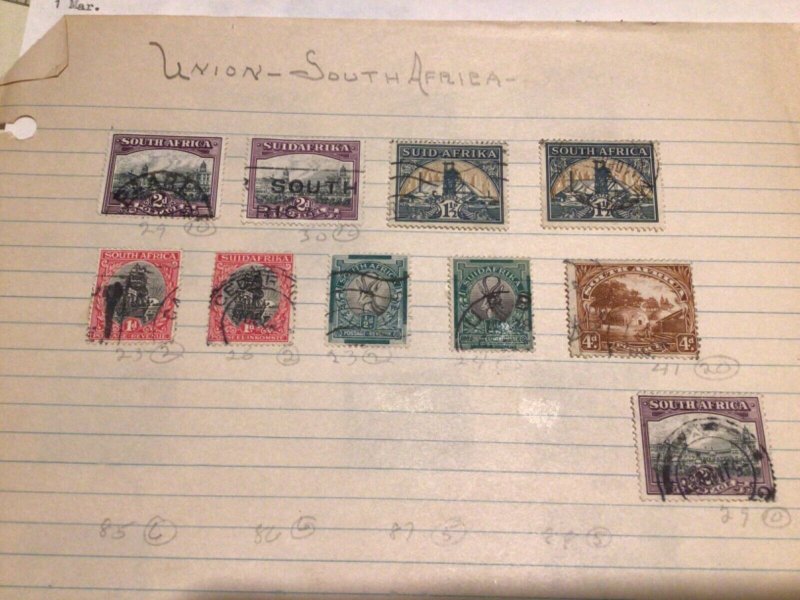 South Africa mounted mint  and used stamps A10122