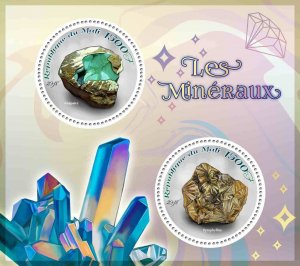 Minerals Mineralien Precious Stones Nature MNH stamp set