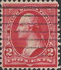 # 279Bd Used Orange Red George Washington