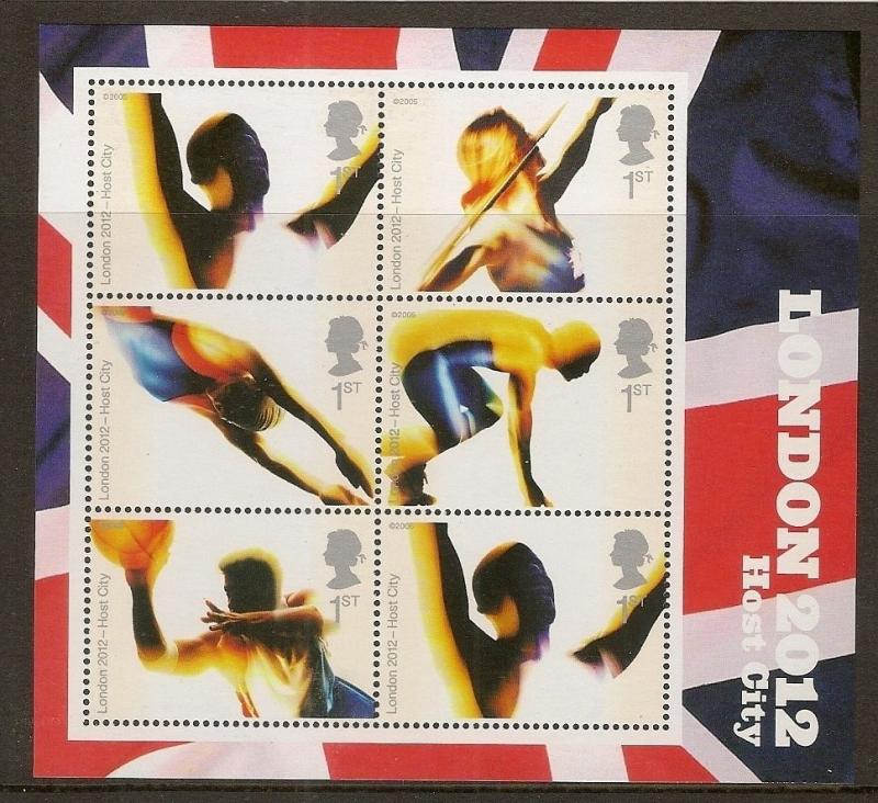 GB 2005 London 2012 Host City Min.Sheet MS2554 MNH