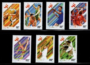 North Vietnam. Scott 2134-2140 MNH** Asian Games  set