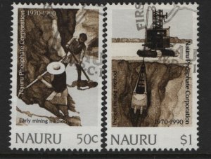 NAURU 368-369 USED   MINING  1990 SET
