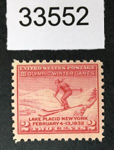 US STAMPS # 716 MINT OG NH CAT. $ LOT #33552