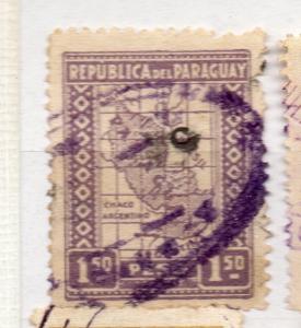 Paraguay 1928 Early Issue Fine Used 1.50P. C Optd 282981