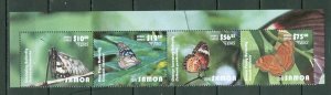 SAMOA 2015 BUTTERFLIES #C15 CORNER STRIP MNH...$115.00