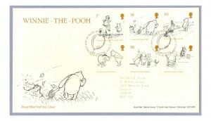 GB FDC 2010  \Winnie the Pooh\  SP/HS