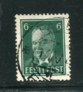 Estonia 1940 MI 157 Used Pres.Pats key stamp of the set CV 65 euro 5872