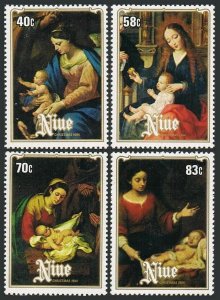 Niue 457-460,461-465,MNH.Michel 596-599,Bl.79-83. Christmas 1984.Vaccaro,Murillo