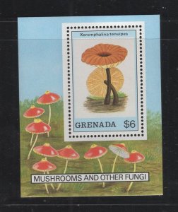 Grenada #1753  (1989 Mushroom sheet) VFMNH CV $7.50