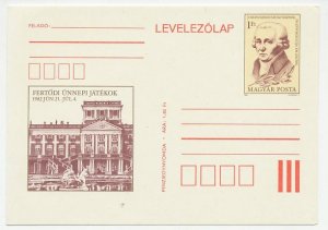 Postal stationery Hungary 1982 Joseph Haydn - Composer