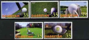 DAGESTAN - 2006 - Golf - Perf 5v Set - Mint Never Hinged - Private Issue