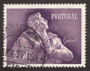 1957 Portugal Sc #825 - 2$30 - The Poet Garrett - Used Cv$11