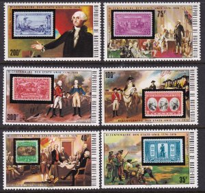 Burkina Faso 352-357 US Bicentennial MNH VF