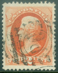 EDW1949SELL : USA 1875 Scott #178 Used. Extra Fine-Superb. Choice PSAG Graded 95