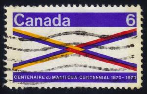 Canada #505 Manitoba, used (0.25)