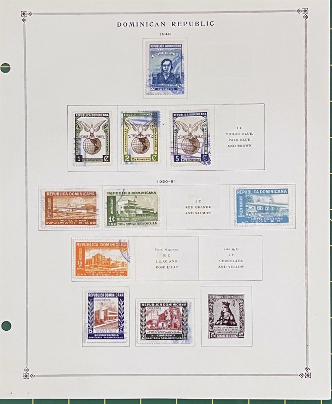 Dominican Rep. Stamp Collection approx. 80+ Stamps Mint & Used ZAYIX 0825BB3705