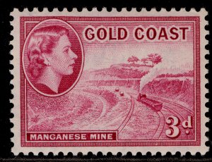 GOLD COAST QEII SG158, 3d magenta, M MINT.