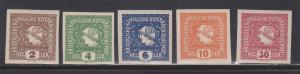 Austria Scott # P19-23 MNH