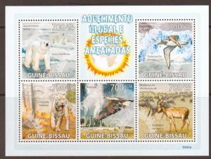 G.BISSAU 2009 CLIMATE CHANGE SHEET (NO1) MNH