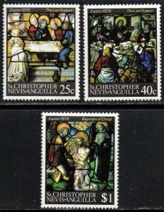 St. Kitts-Nevis Sc #319-321 MNH