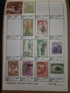 Dealer Stamp Approval Book Mixed Countries
