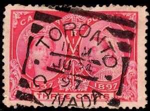 Canada Scott 53 Used.