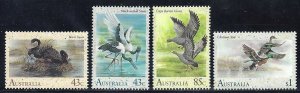 AUSTRALIA SC##1203-1206 WATER BIRDS (1991) MNH