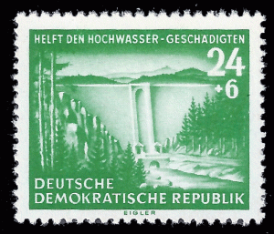 Germany, DDR 1954 Sc B26 MVLH Flood releif benefit issue