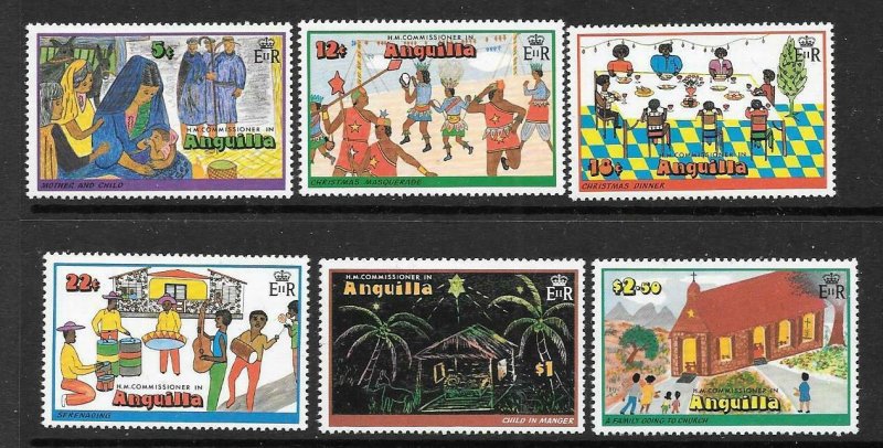 ANGUILLA SG331/6 1978 CHRISTMAS  MNH