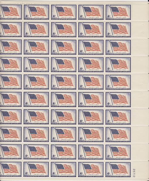 1094 US Flag Sheet