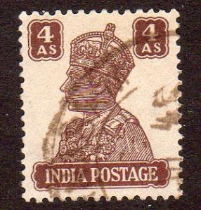 India 176 - Used - King George VI