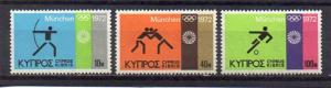 Cyprus 383-385 MNH