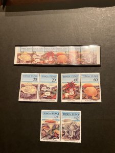 Stamps Tonga Scott #976-9 never hinged