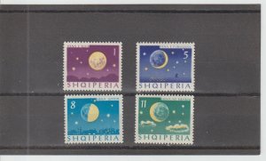 Albania  Scott#  740-743  MNH  (1964 Moon)