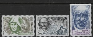 France  B535-B537  MNH