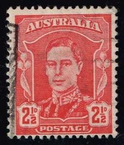 Australia #194 King George VI; Used (0.30)