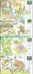 #5395-98 Frogs Collins FDC Set