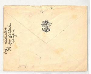 BH158 1927 SINGAPORE MARITIME Surface Mail Franking BELGIUM Brussels Cover 