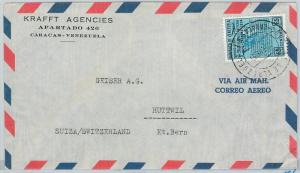 58721  -  VENEZUELA  - POSTAL HISTORY: COVER to SWITZERLAND 1955